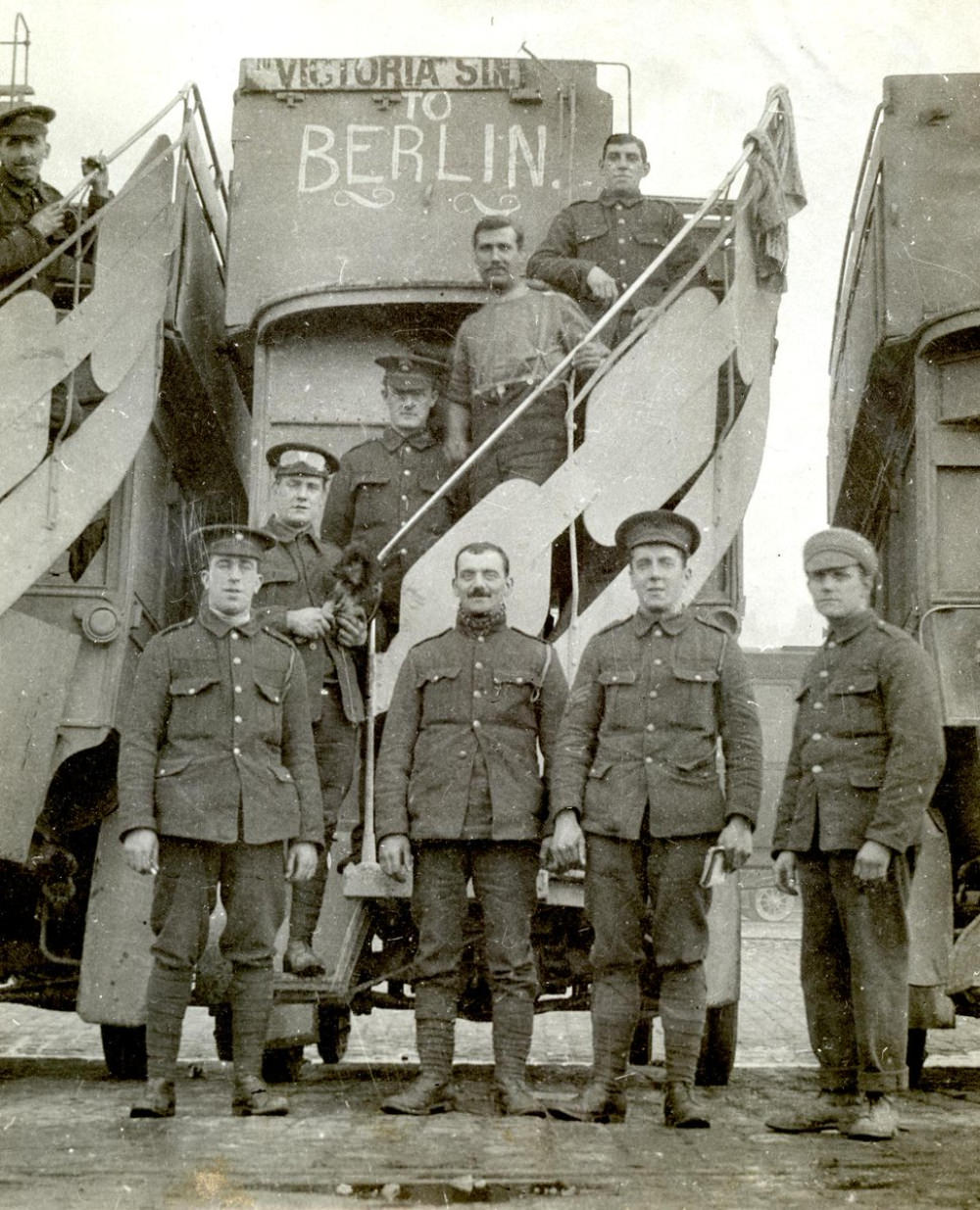 London Buses that Were Used to Transport British Soldiers to the Western Front During WWI WWI