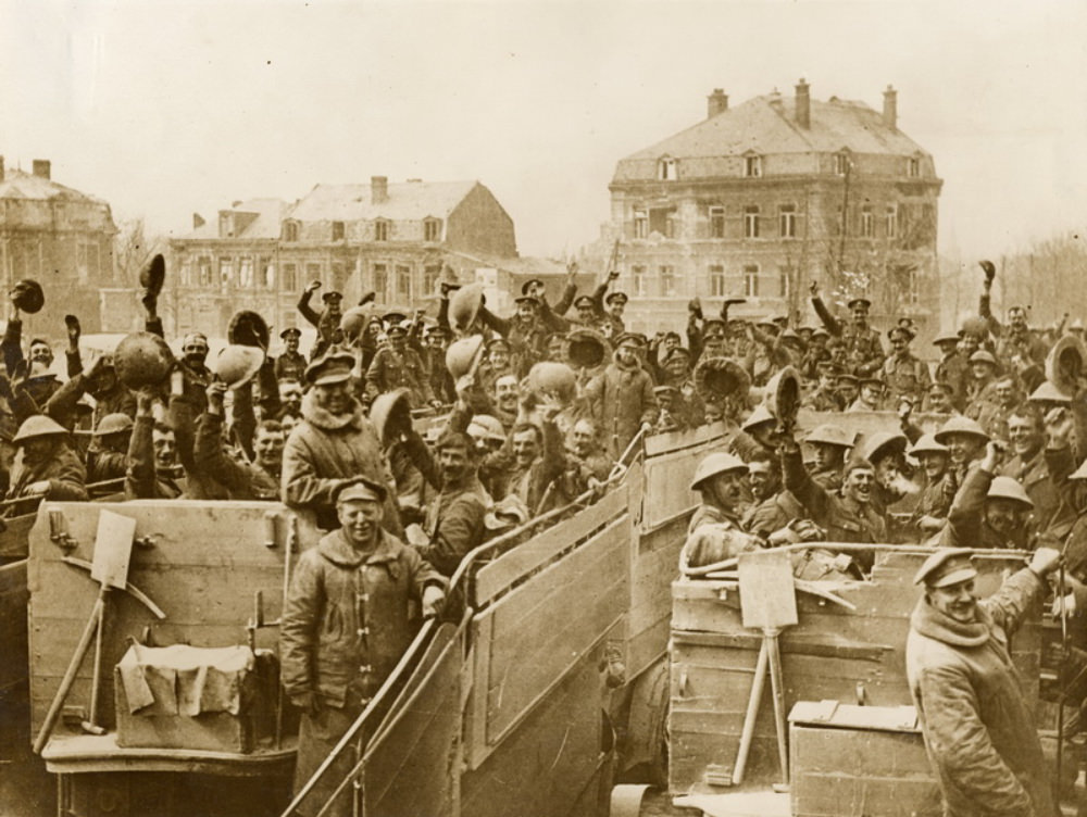 London Buses that Were Used to Transport British Soldiers to the Western Front During WWI WWI