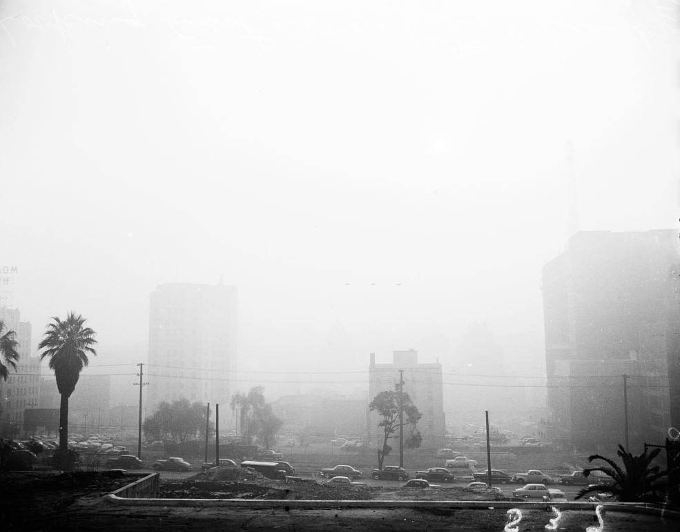 #112 Looking East from Sunset Towers, 1950