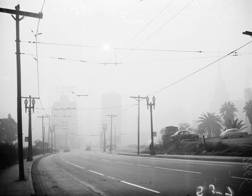 #115 Smoggy L.A, 1950