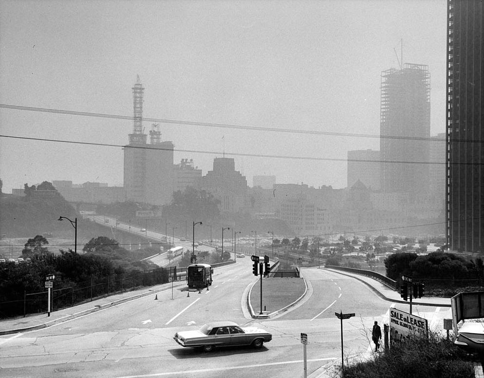 #143 Smoggy Day Near Downtown Los Angeles, 1965
