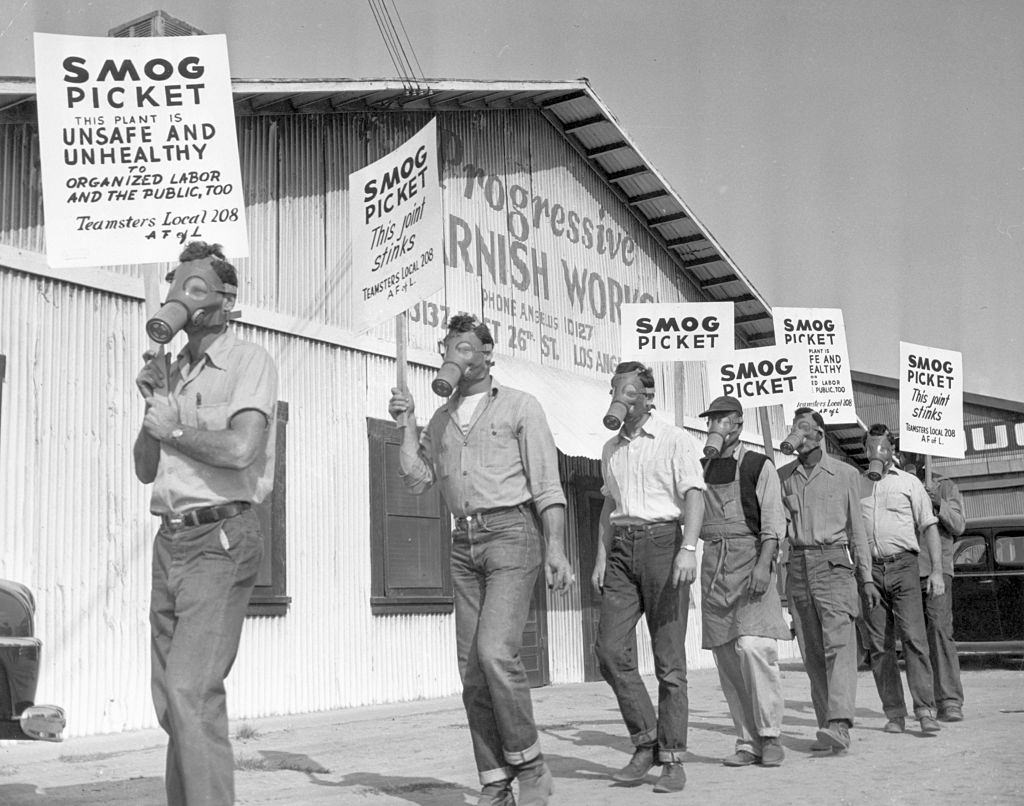#25 Varnish Workers Picket Factory, 1950