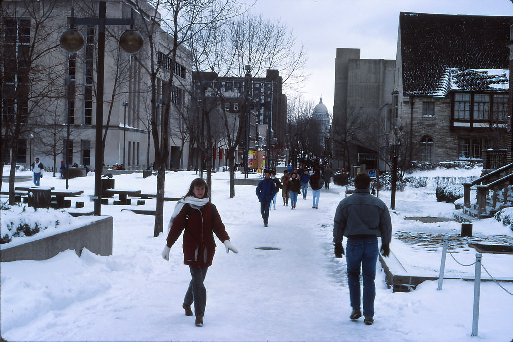 #3 Library Mall, UW Madison, 1980s