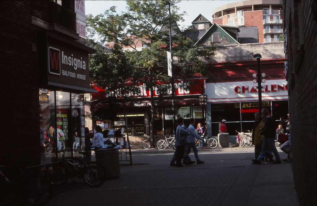 #40 Looking to State Street, Madison, 1980s.