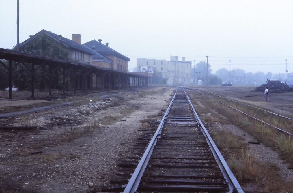 #14 old train station, Madison, fall 1986