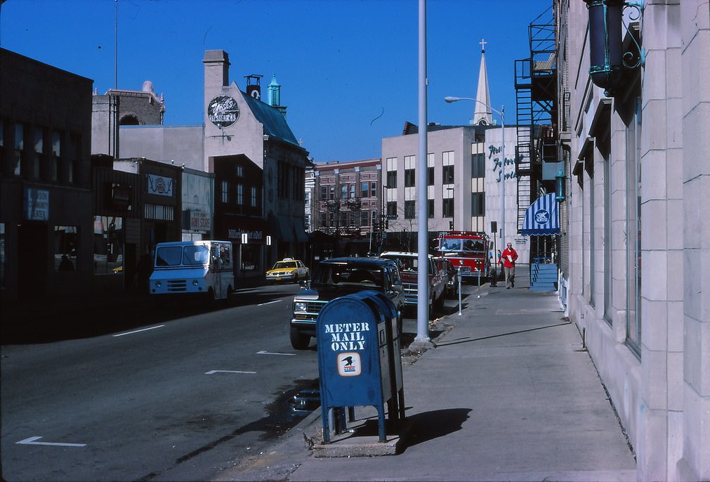#68 Fairchild Street, looking to State Street, Madison Spring, 1980s