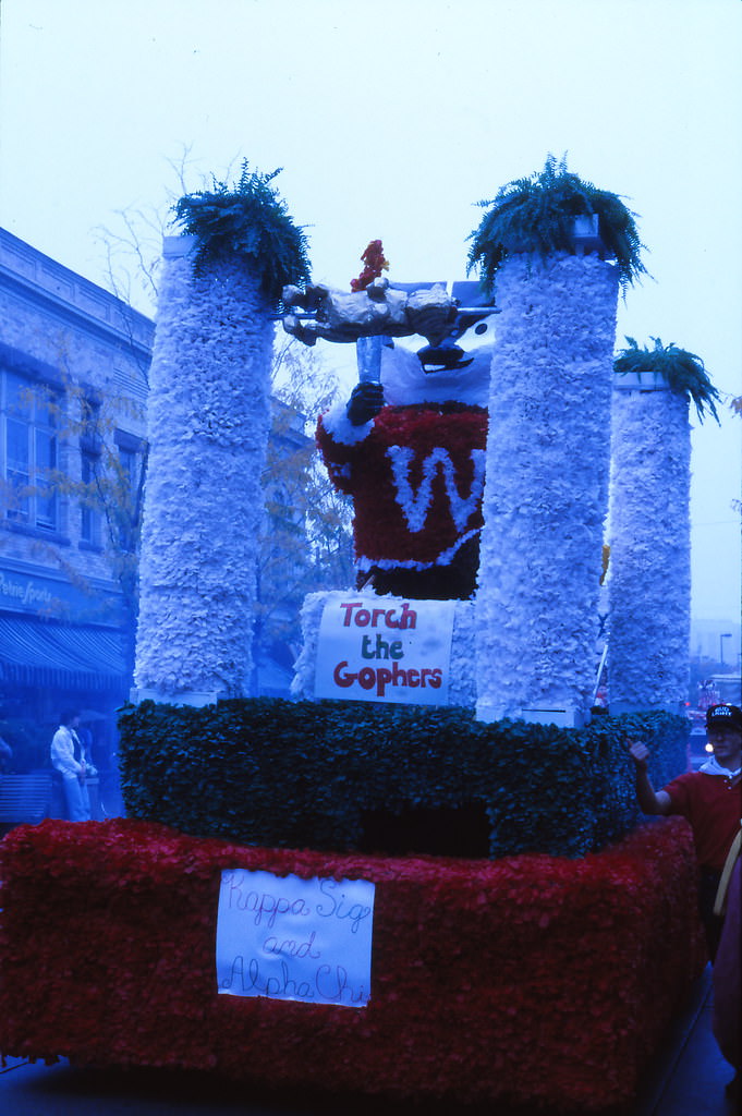#77 Homecoming Parade, UW Madison Fall 1984