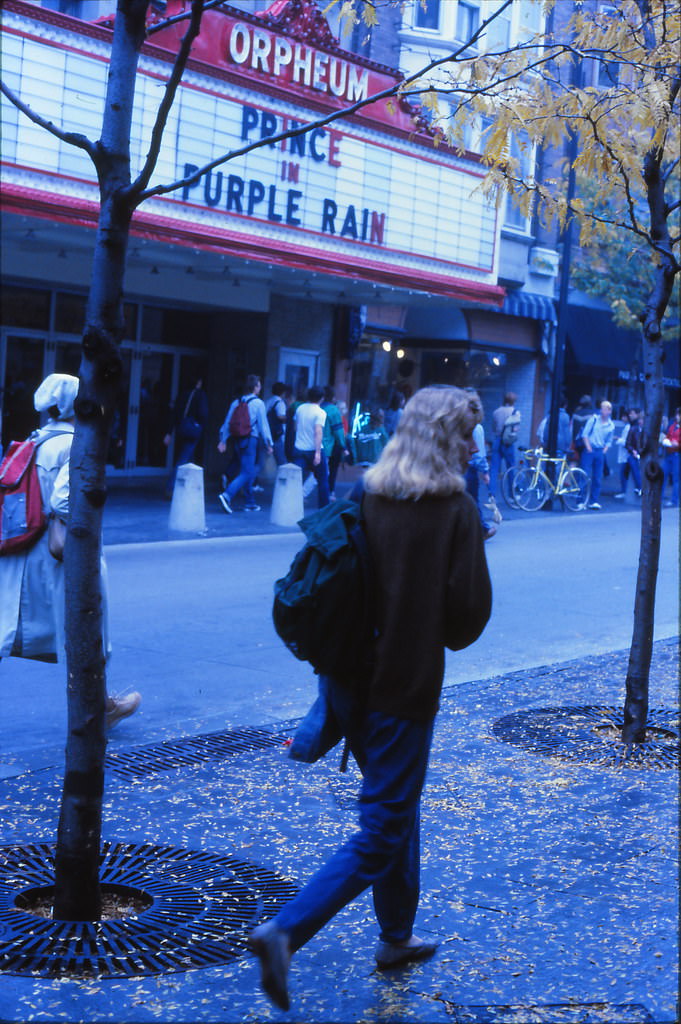 #4 Purple Rain at The Orpheum, State Street, Madison Fall 1984