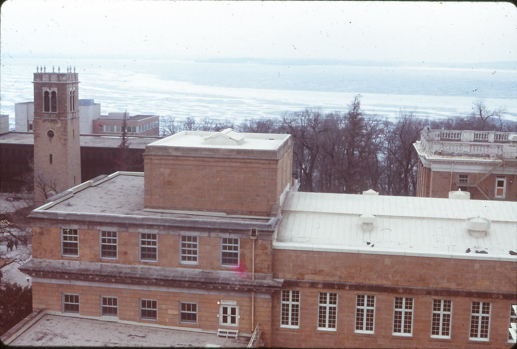 #90 View from Van Vleck Hall, Madison, WI, 1985