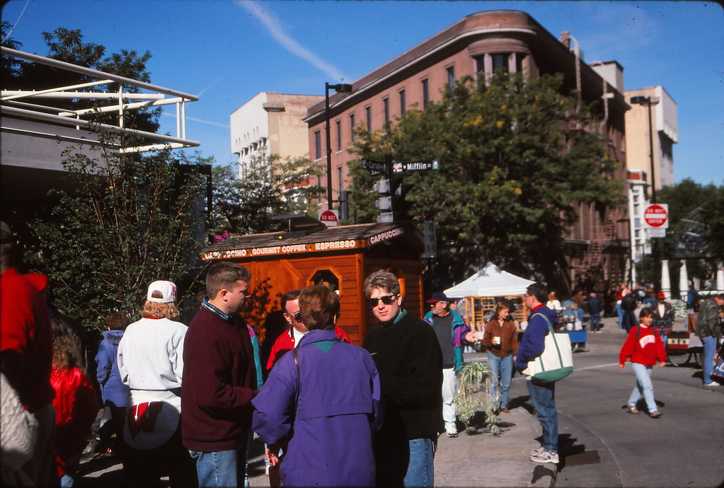 #14 Farmer’s Market on Capitol Square, Madison, September 1995