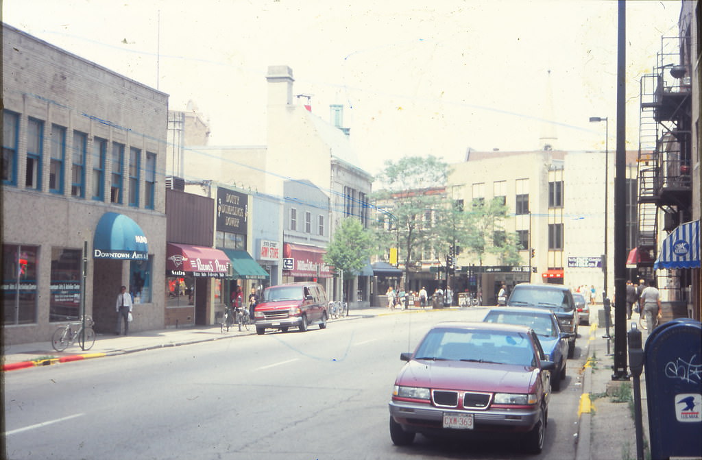 #17 Fairchild Street, looking towards State Street, Madison, June 1995