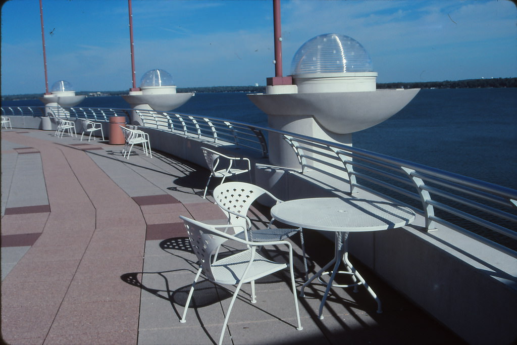 #37 Overlooking Lake Monona from Monona Terrace, Madison, Sept 1999