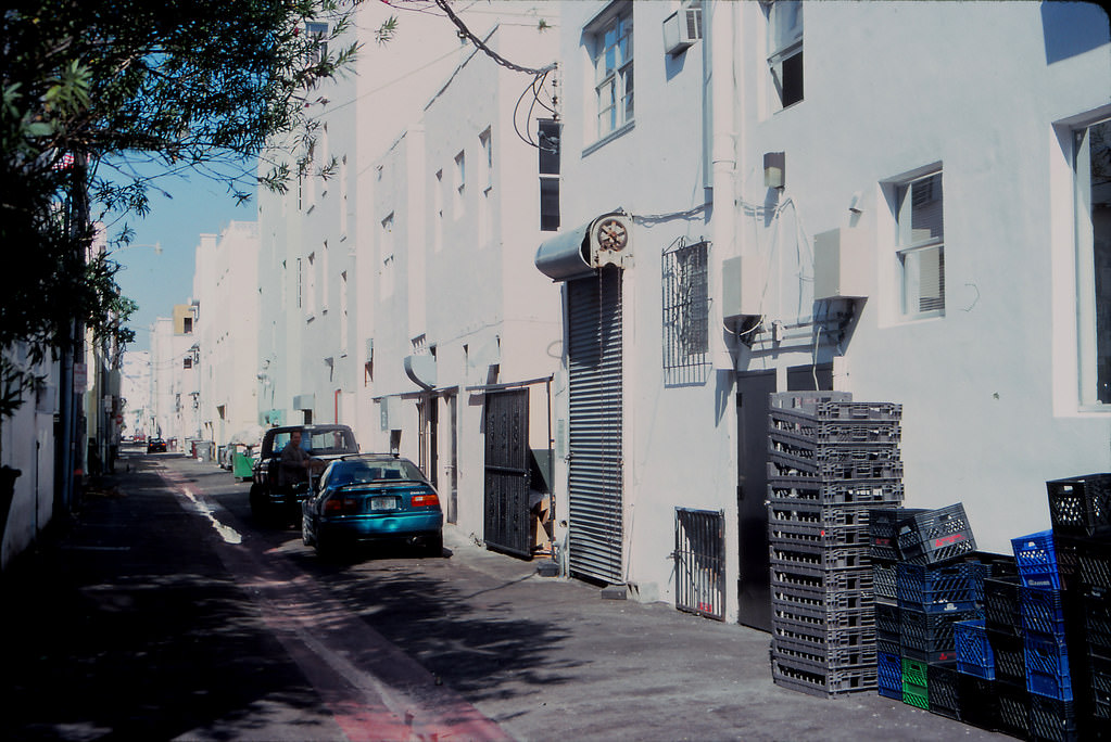 #46 Alley between Ocean & Collins, Miami Beach, 1990s