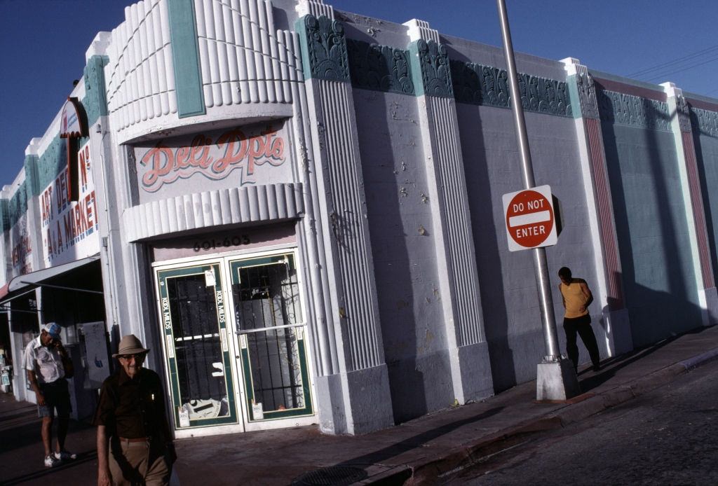 #41 Entrance to a restaurant in Miami, 1992.