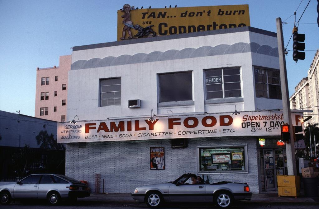 #25 Facade of a restaurant in Miami, 1992.