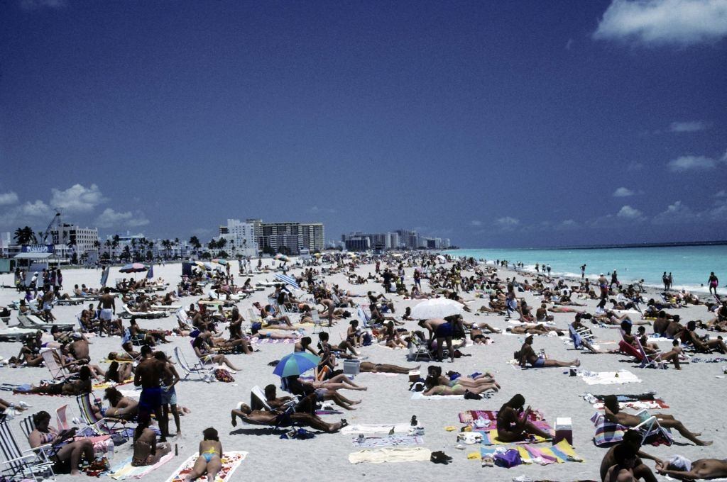 #44 People in South Miami Beach on May 23, 1992.