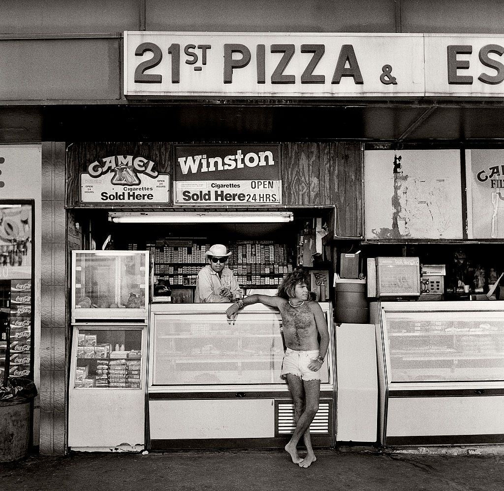 #21 The 21st Street Pizza and Coffee kiosk was no bigger than a garden shed.