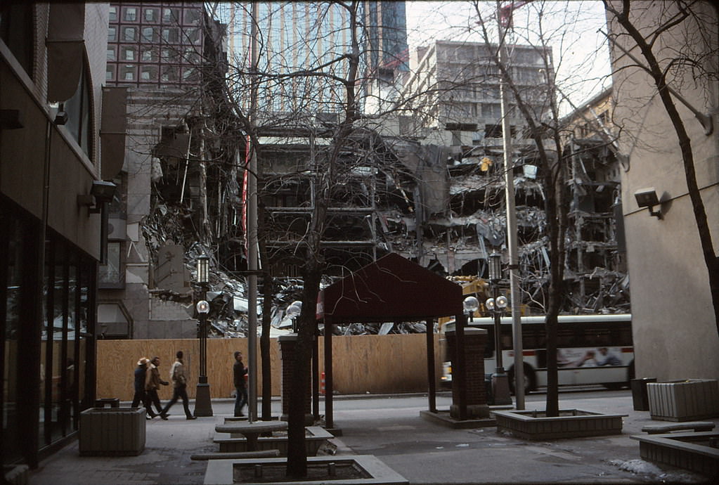 #186 Demolition of The Conservatory, Minneapolis, 1990s.