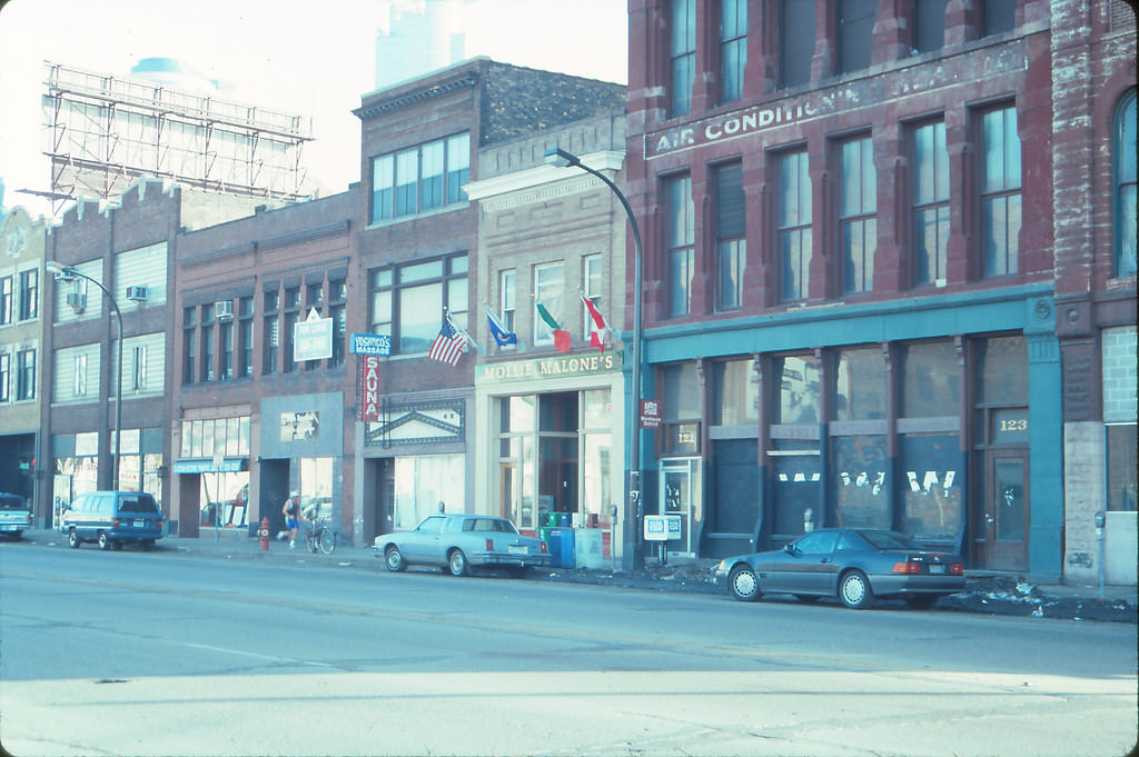 #148 Minneapolis from North 5th Avenue (near Ford Center), April 1993