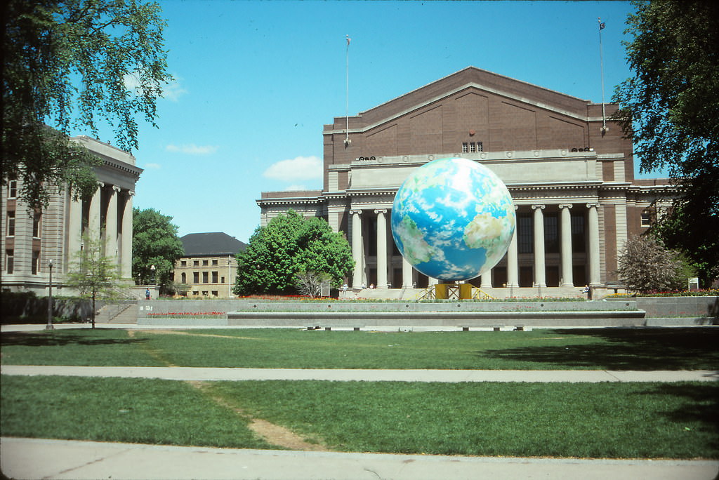 #169 Giant Globe at University of Minnesota, Minneapolis, May 1993