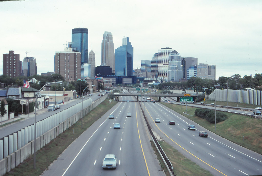 #56 Anti-fur protest, 7th & Nicollet, Minneapolis , Sept 1990