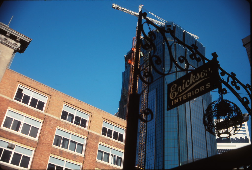 #63 Looking down Marquette Avenue from 10th Street, Minneapolis – Nov 1990