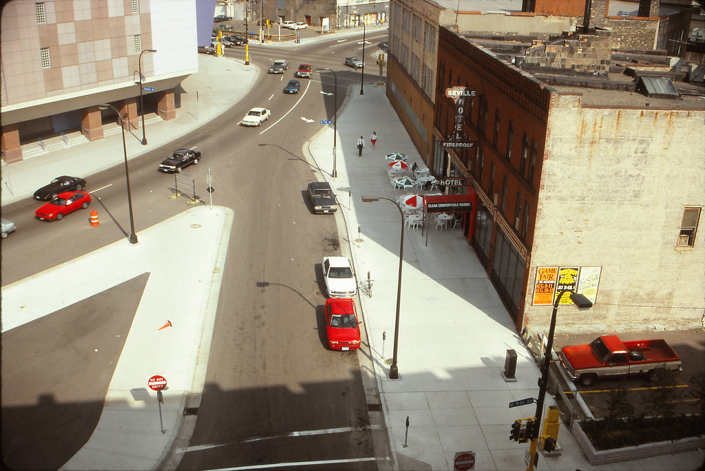 #91 Where Glenwood Avenue Starts from 7th Street, from Garage A (7th Street Garage), August 1991