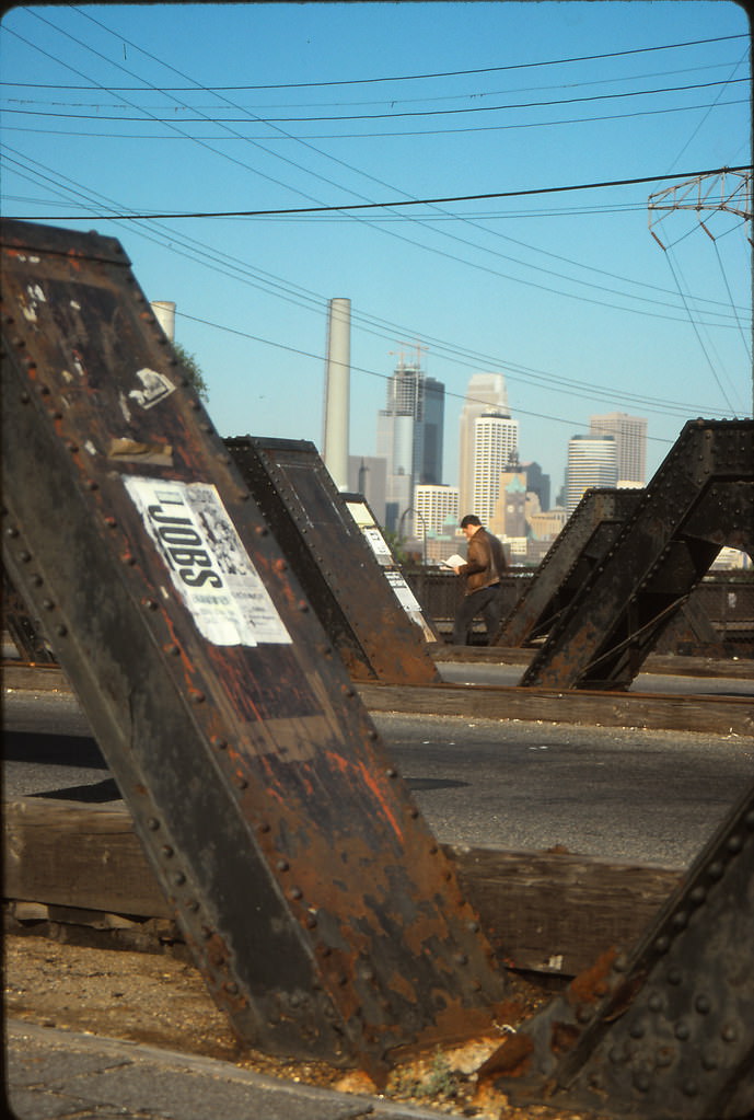 #106 Minneapolis Skyline from Dinkytown, August 1991