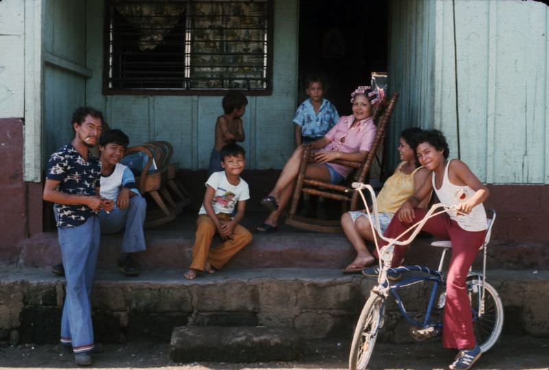 #41 Hanging out, Managua, Nicaragua, 1979
