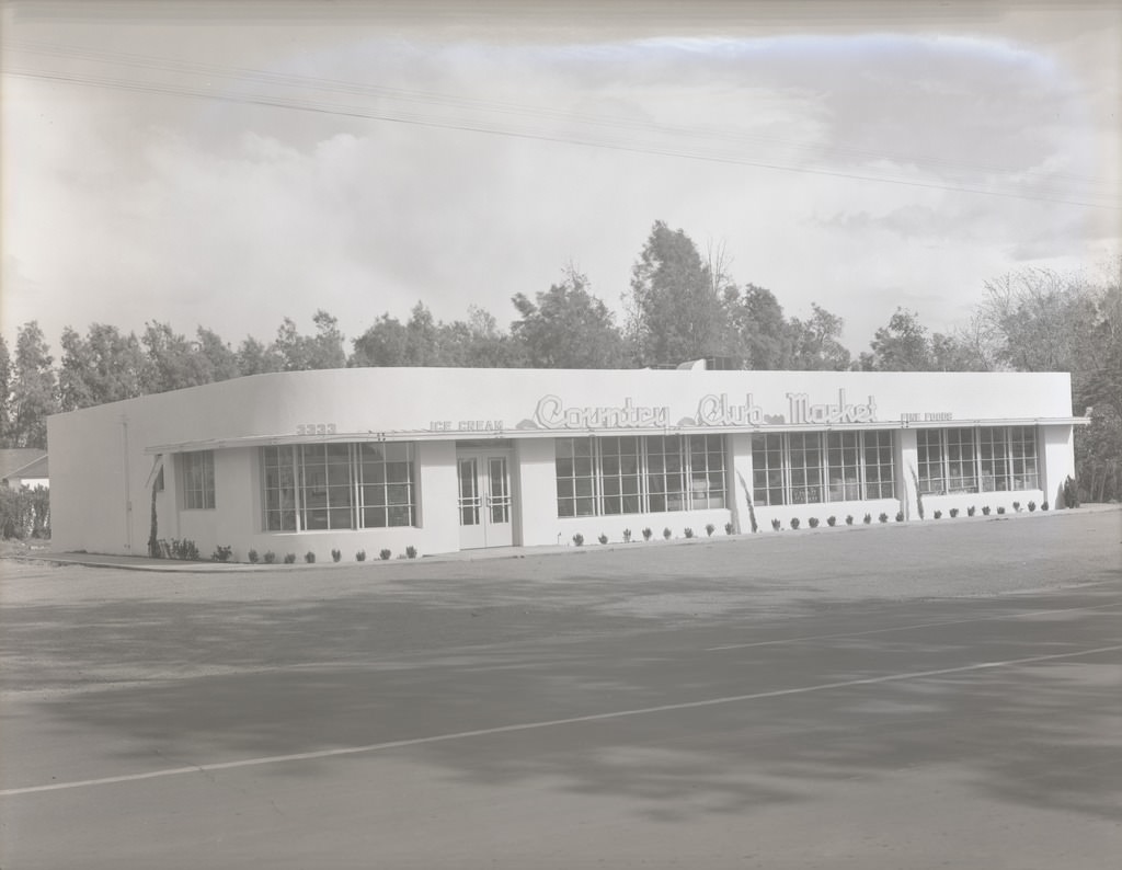 #69 Country Club Market Building Exterior, Phoenix, 1940