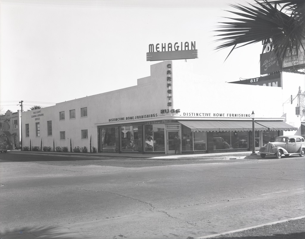 #2 Mehagian Furniture Store Exterior, Phoenix, 1940
