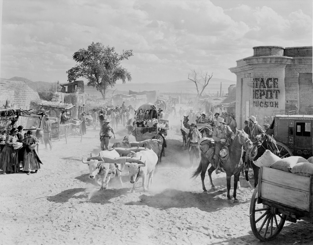 #80 Movie Set at Old Tucson, Phoenix, 1940