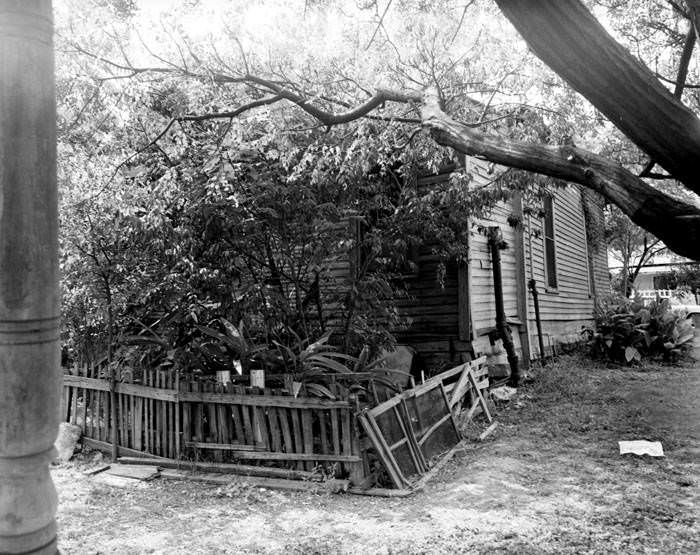 #12 Rear of small frame house, 416 N. Laredo Street, San Antonio, 1968