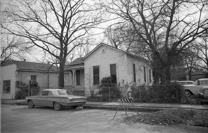 #88 Frame house at 150 South Street, New City Block 905 in Urban Renewal Project 5, demolished to make way for HemisFair, 1965