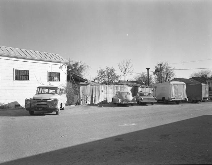 #53 Parking lot in the 500 block of Goliad Street, 1966