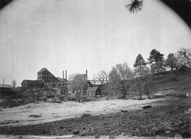 #48 View of the Stonewall Mine in the Cuyamaca Mountains, 1895