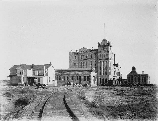 #56 Railroad tracks leading to the San Diego Brewery, 1897