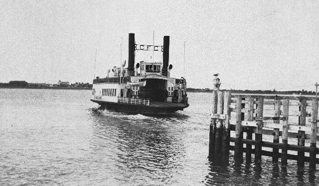 #60 Coronado Ferry Company’s ferry Ramona preparing to dock in San Diego Harbor, 1895