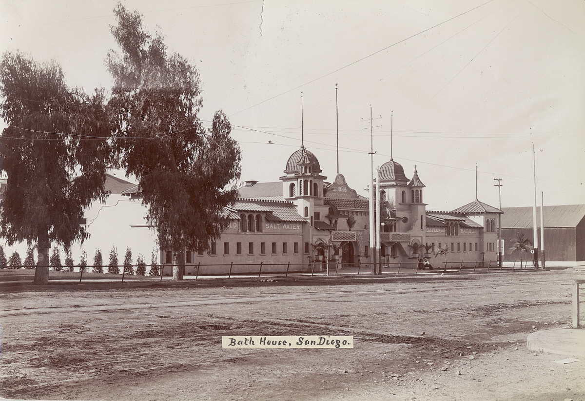 #99 Bath House, San Diego, 1890