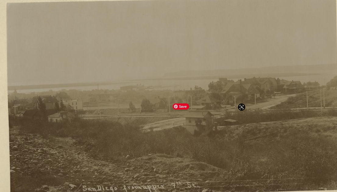 #49 San Diego from upper 7th St, the 1890s