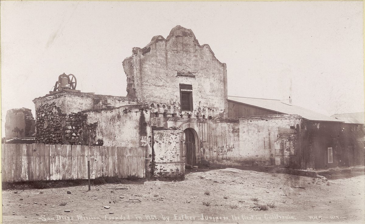 #22 San Diego Mission was founded in 1769 by Father Junippero, 1890