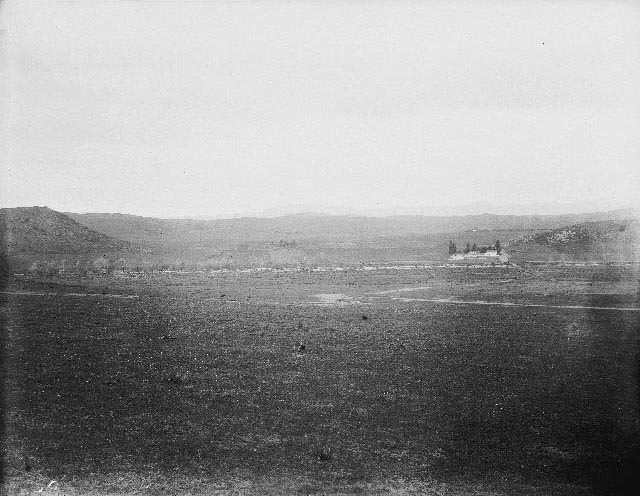 #85 View of Rancho San Bernardo with ranch house in the distance, 1895