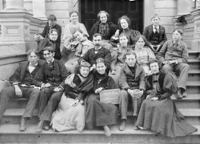 #51 Hester School eighth grade class, 1897.