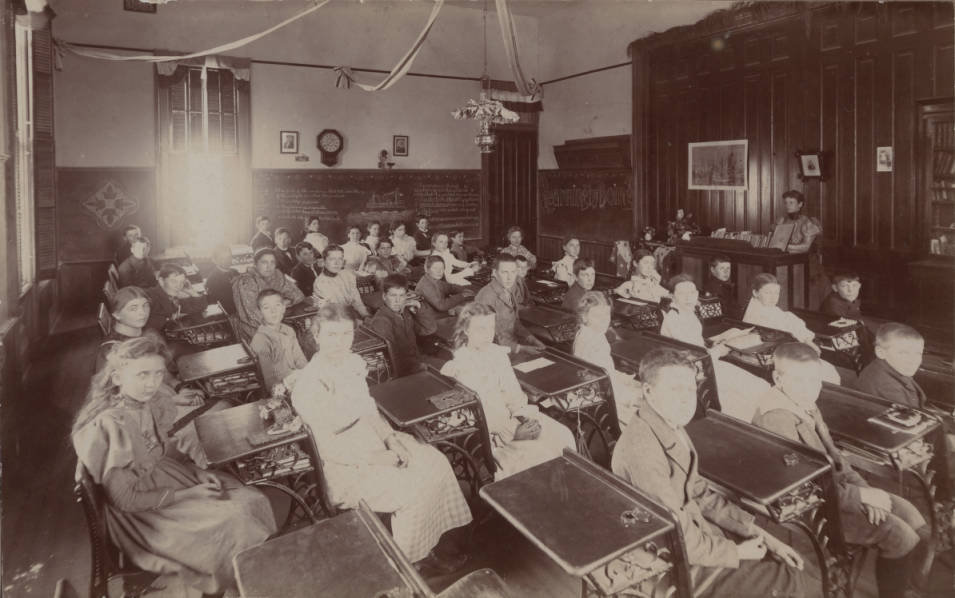 #62 East San Jose School classroom, 1898