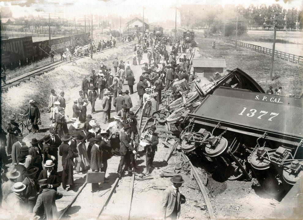#67 Train derailment outside of Santa Clara, 1899