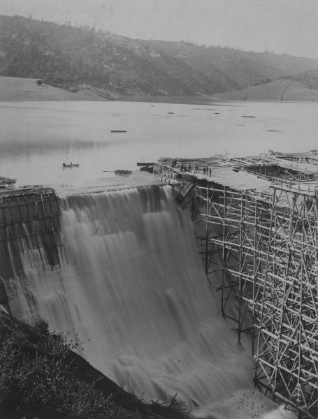 #8 Crystal Springs Dam During Construction, 1890