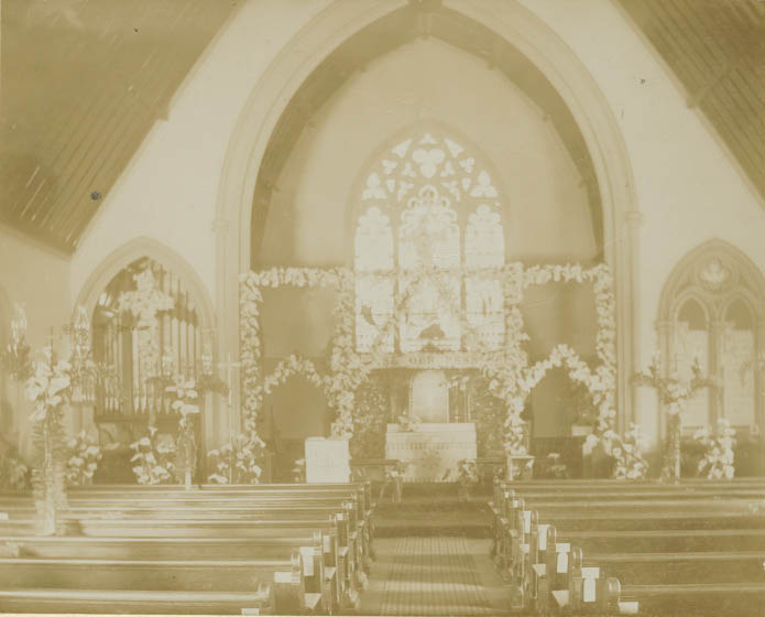 #31 St. Matthew’s Episcopal Church – Decorated for Easter, 1895
