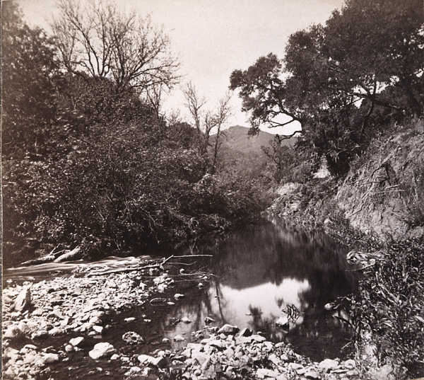 #15 Scene on San Mateo Creek, San Mateo, 1870