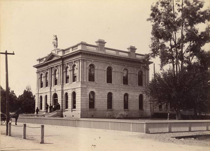 #47 Court House, Redwood City, the 1890s