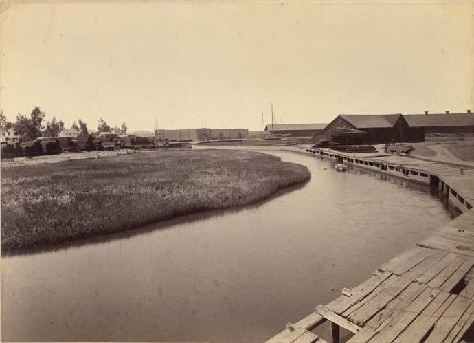 #72 Redwood Creek and Embarcadero, 1899